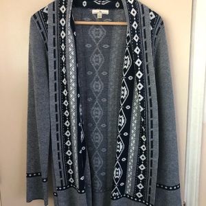 Navy cardigan